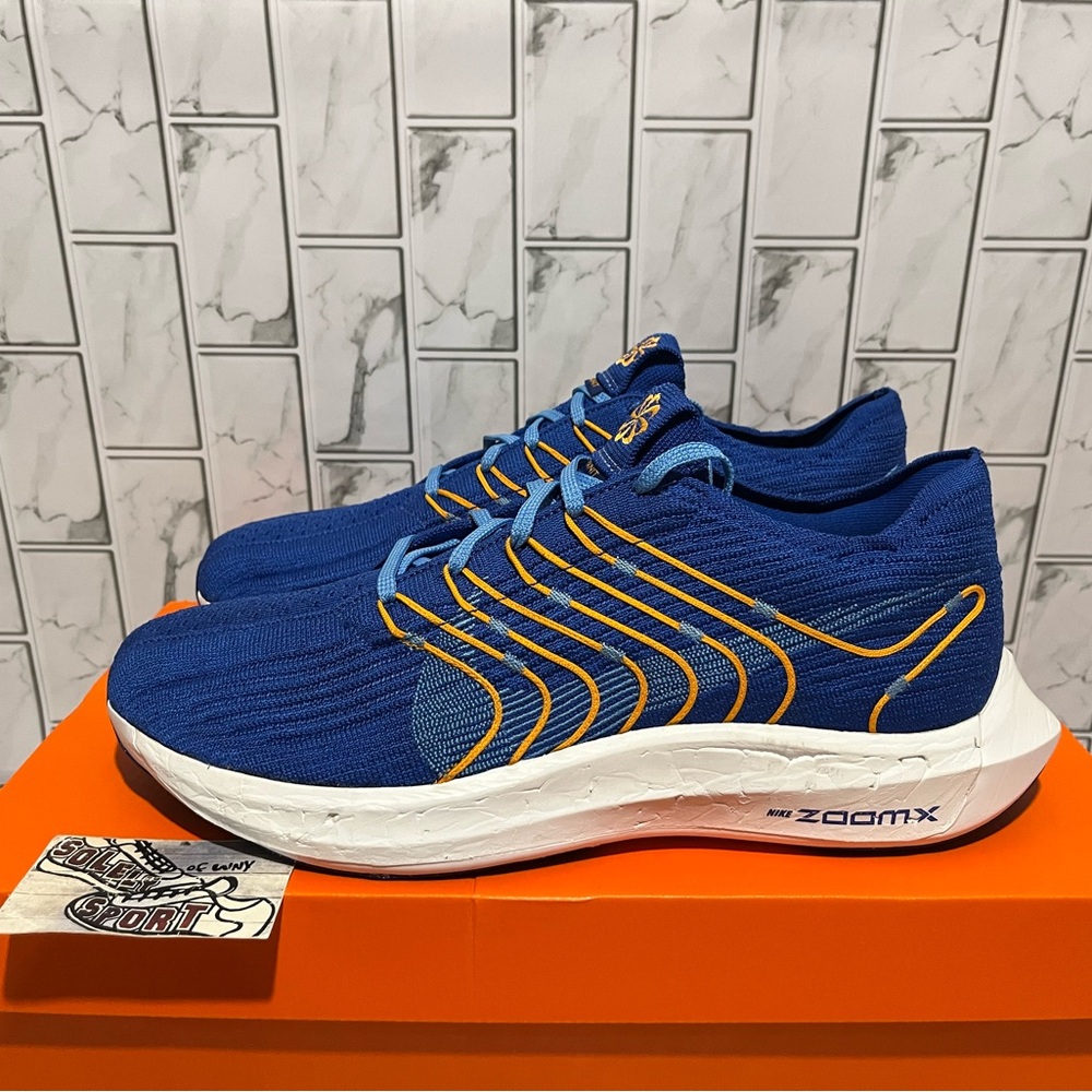 New Nike Air ZoomX Pegasus Turbo Next Nature Blue Orange White Running Mens Size